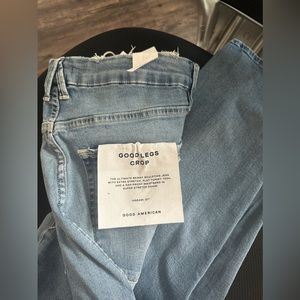Good American Jeans - Good Legs Crop Jeans. Size 20. Never worn. Inseam is 27”